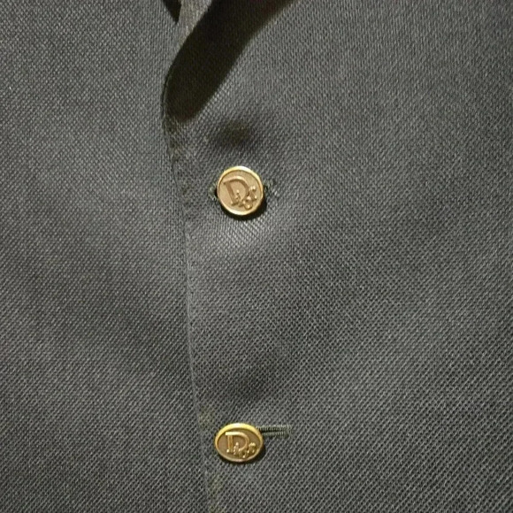 Vintage Christian Dior Men's Suit Dark Blue size 42 #066 - Picture 3 of 8